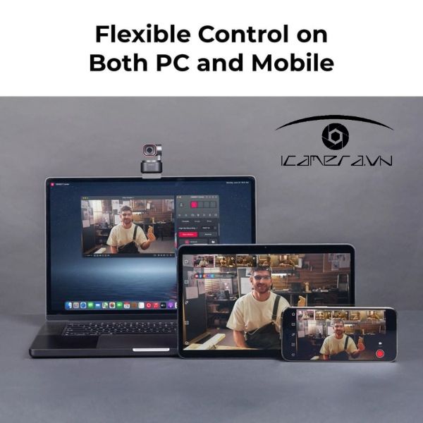 Webcam Obsbot Tiny 3 4K Ai PTZ