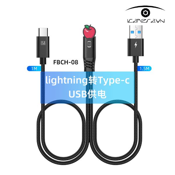 Cáp chuyển đổi OTG từ Type-C dương sang Type-C dương có cổng sạc Type-C âm