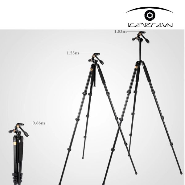 Chân máy ảnh Tripod Beike QZSD Q620