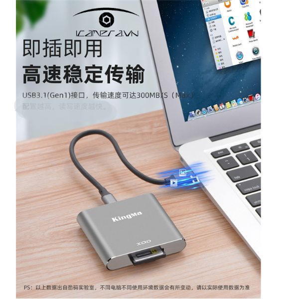 Đầu đọc thẻ Kingma XQD USB 3.1 Gen 1