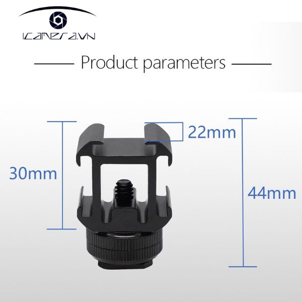 Mount gắn phụ kiện 3 Hot Shoe