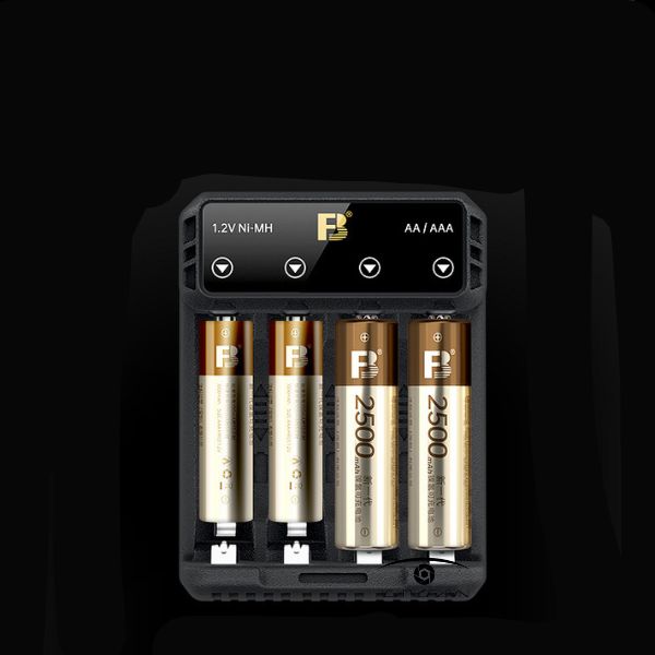 Bộ sạc pin FB-C61 kèm 4 viên pin AA dung lượng 2500mAh