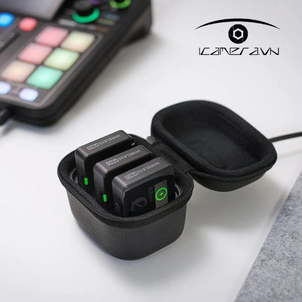 Micro không dây Rode Wireless Go 3 có hộp sạc chính hãng