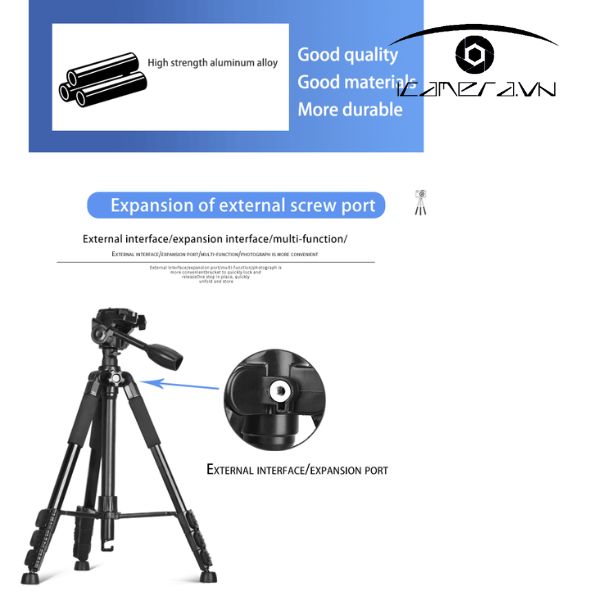 Chân máy ảnh Tripod Beike QZSD Q111H