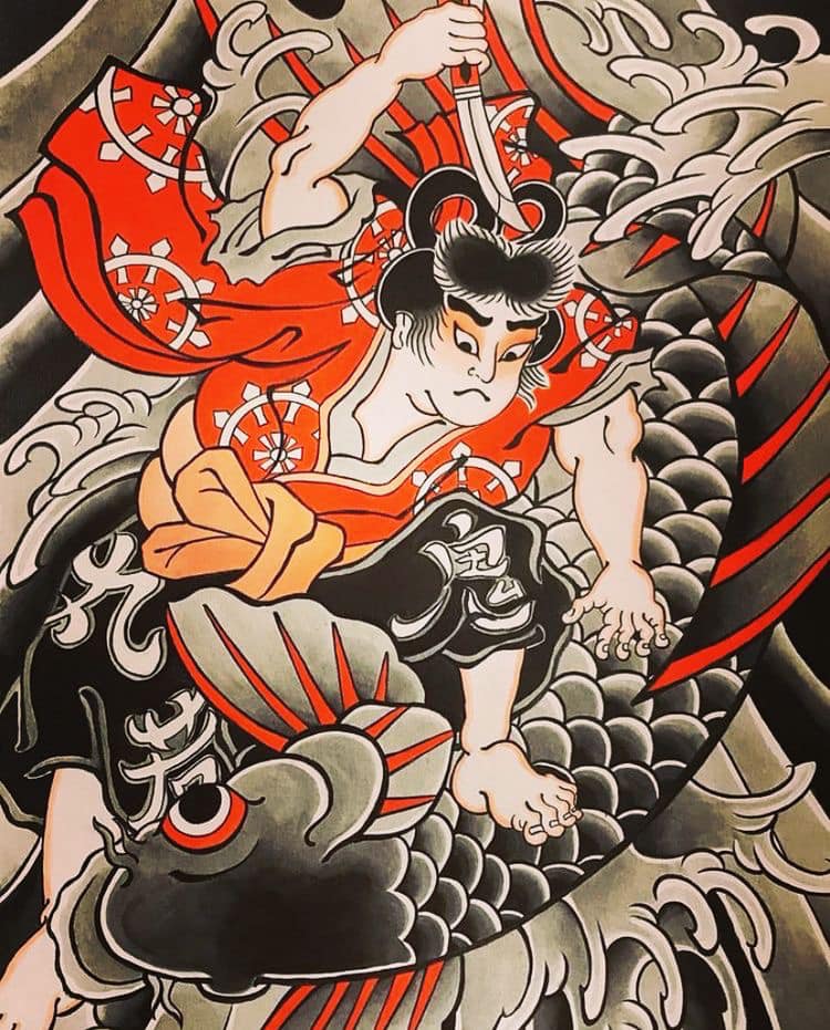 Hình ảnh đẹp nhất về Samurai tattoo nhật cổ đầy uy lực và lịch lãm