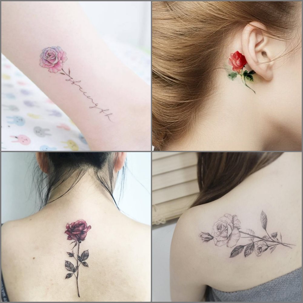Hình xăm tattoo hoa đẹp QC701  Candyshop88 chuyên quà tặng hộp quà quà  tặng trang sức hình xăm dán tattoo