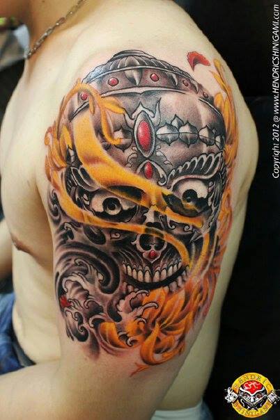 Ý nghĩa hình đầu lâu trong xăm mình nghệ thuật Biên Hòa  Biên Hòa Tattoo