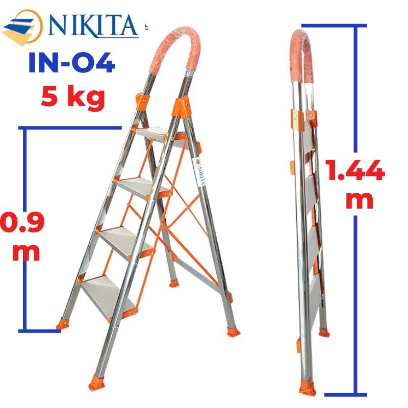 Thang Ghế Inox 4 Bậc Nikita  NKT-IN04