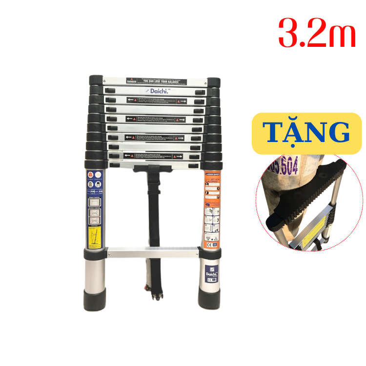 Thang rút đơn 3.2m Daichi DA-N32D (3m2) (Tặng pk)
