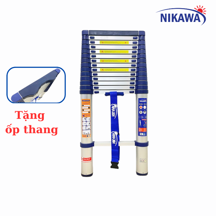 Thang nhôm rút đơn Nikawa NK-54 (5m4)