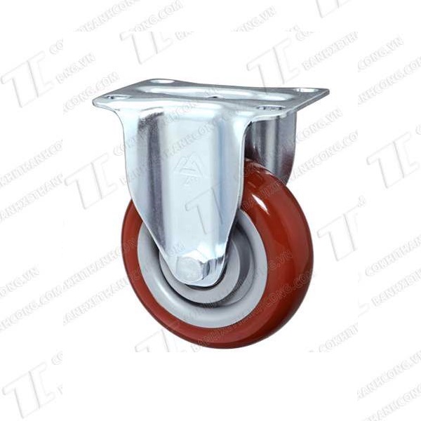 Bánh xe đẩy BIA100 nâu tĩnh (100mm)