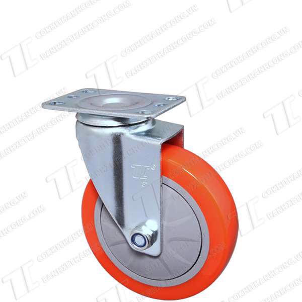 Bánh xe PU AHN125 Xoay (125mm)