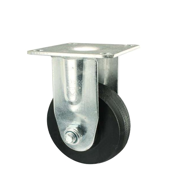 Bánh xe cao su DPL130 Tĩnh (125mm)