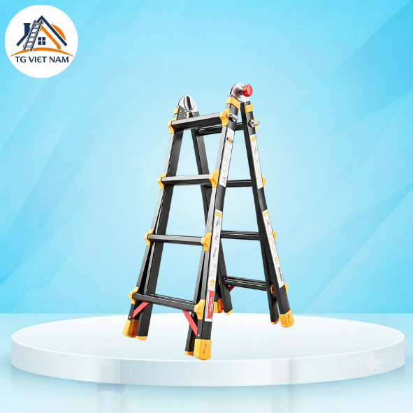 Thang nhôm gấp (rút lồng) đa năng Benboo BB-44 4 bậc