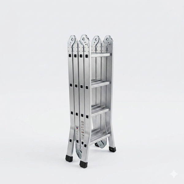 Thang Nhôm Gấp Chữ M Ninda ND-404 (2.25m)