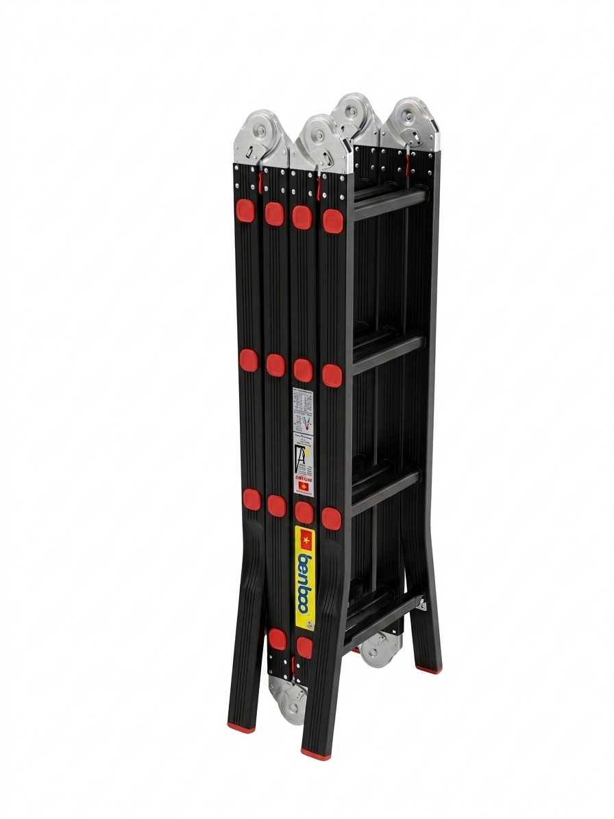 Thang nhôm gấp 4 đoạn Benboo BB-M43 (1,8m)