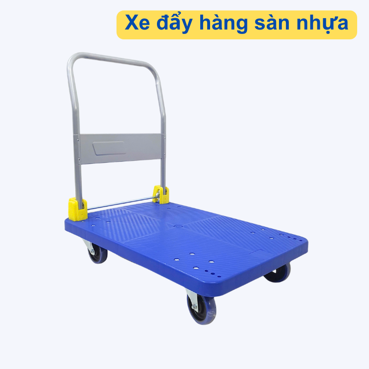 Xe đẩy hàng sàn nhựa 300kg KB-400