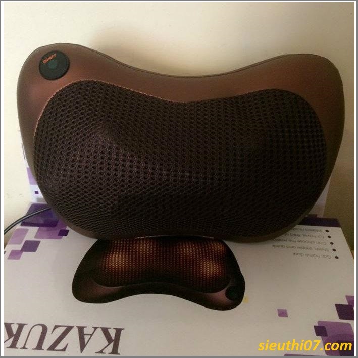 Gối massage hồng ngoại Kazuko 6 bi