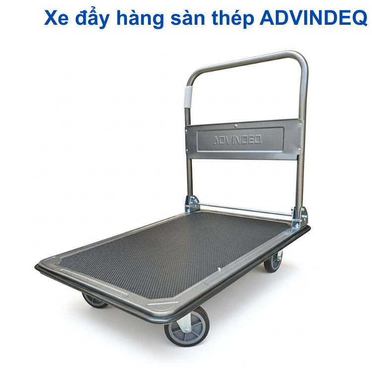 Xe đẩy hàng 4 bánh phủ nhám Advindeq HT-320 (320kg)
