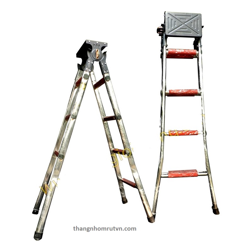 Thang chữ A 2m inox AN20