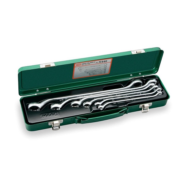 Bộ cà lê 2 đầu tròng cong 45 độ TONE X 10 độTONE M446