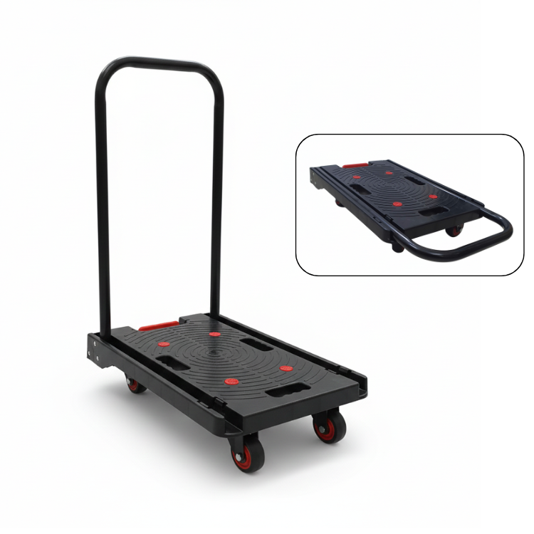 Xe kéo đẩy hàng sàn nhựa gấp gọn NA-100 (100kg)