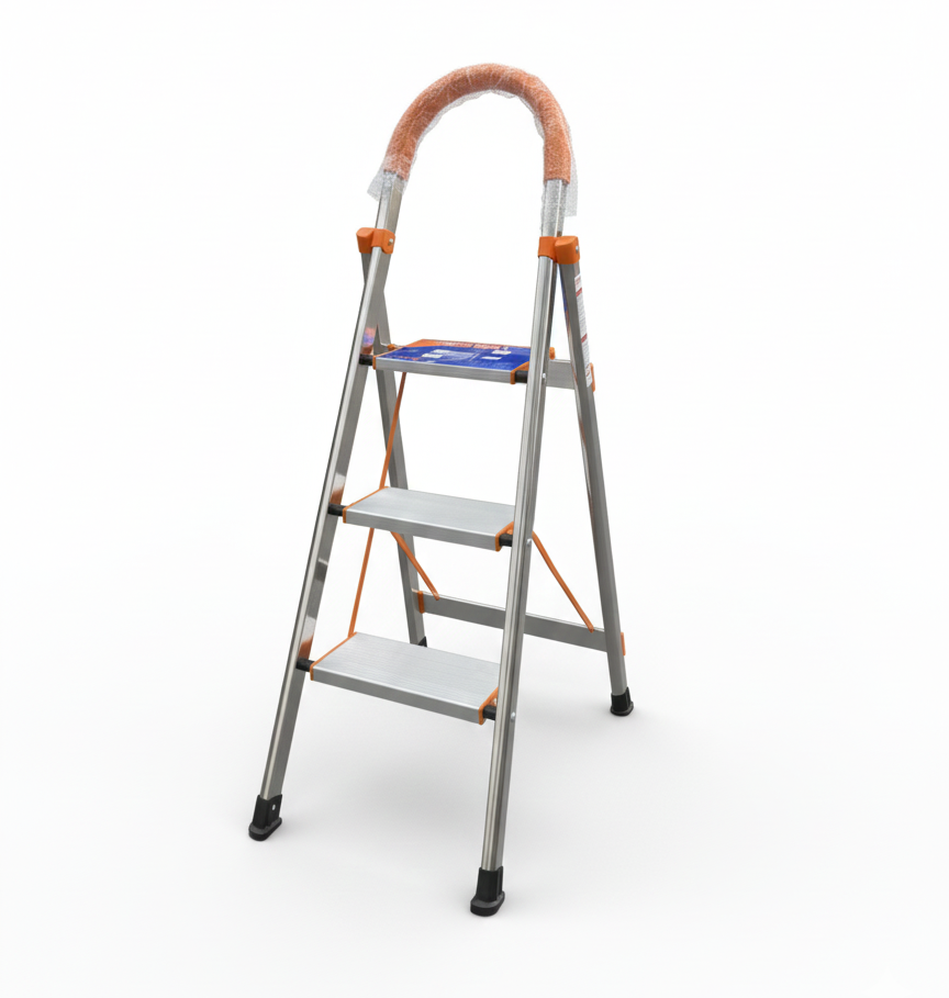 Thang ghế inox 3 bậc IN-03