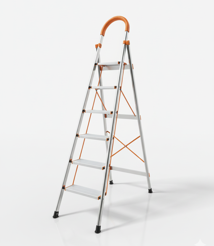 Thang ghế inox  6 bậc IN-06