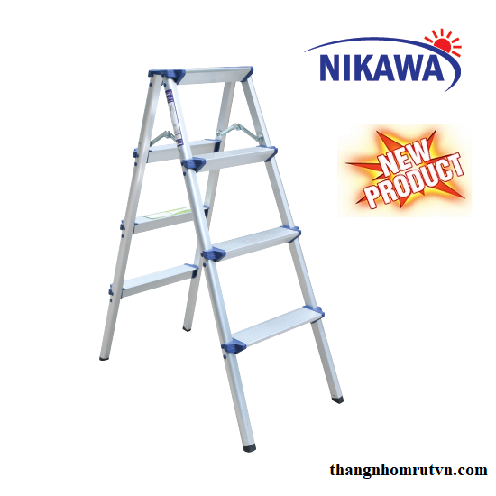 Thang nhôm chữ A Nikawa NKD-04 New (1m)