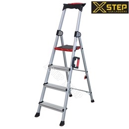 (4 bậc) Thang nhôm ghế kiểu Mỹ XSTEP XL-04