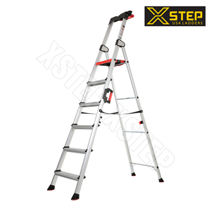 (6 bậc) Thang nhôm ghế kiểu Mỹ XSTEP XL-06