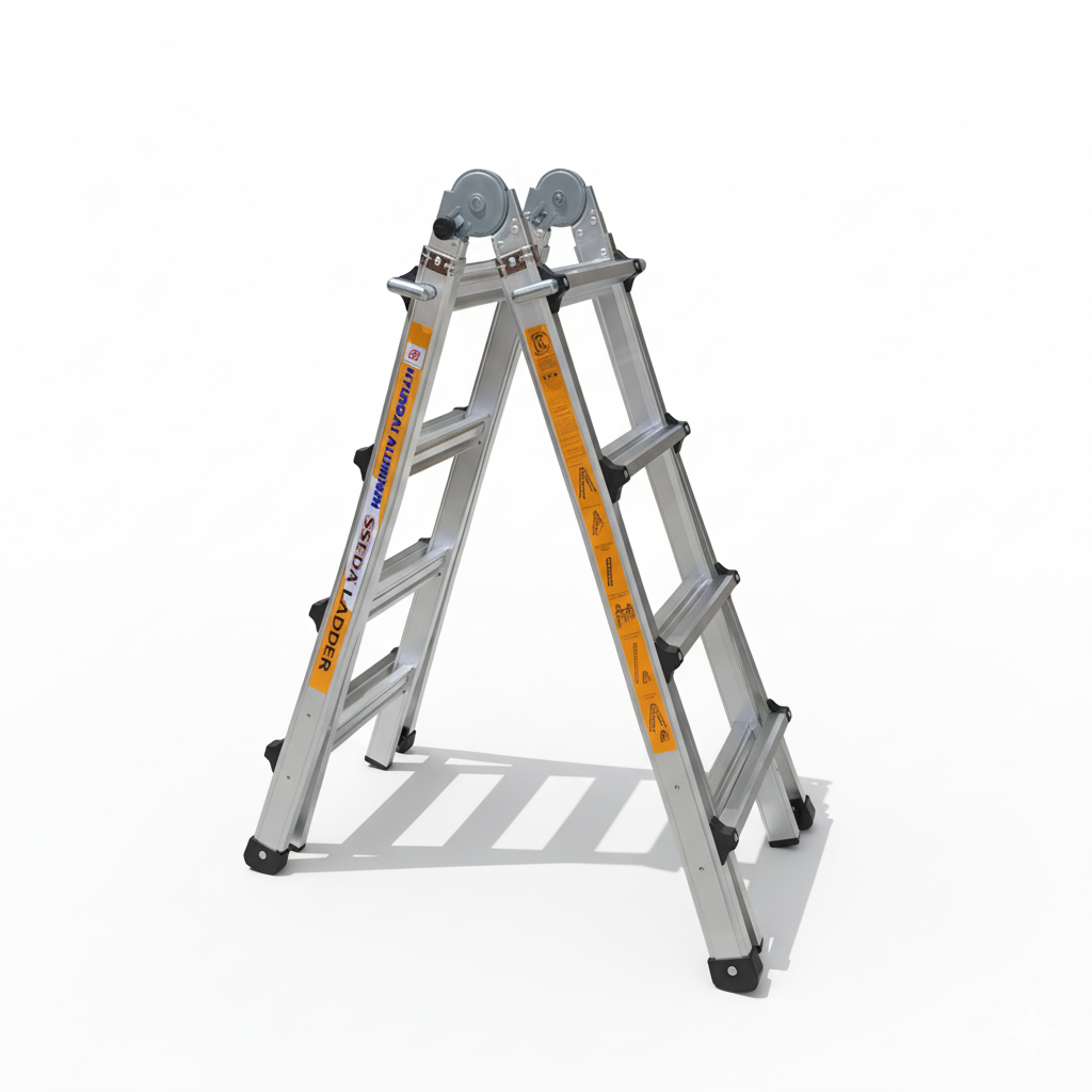 Thang nhôm gấp đa năng Hyundai LS-44 (2,15m)