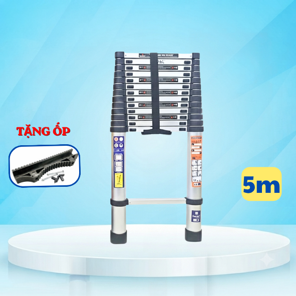 Thang rút đơn Daichi màu đen 5.0m TDA-50 (Tặng ốp)