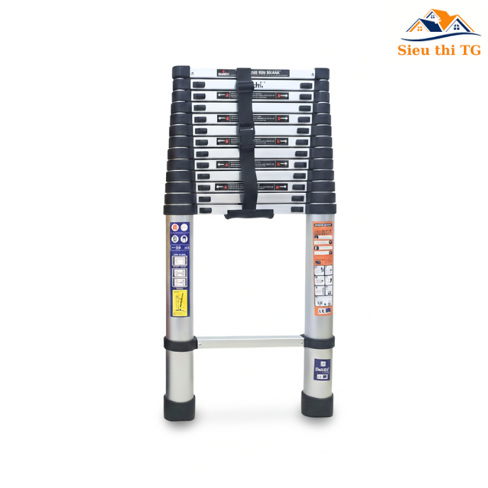 Thang Nhôm Rút Đơn 5m DA-N50D (5m) (Tặng phụ kiện)