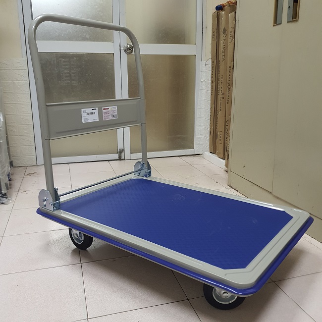 Xe đẩy hàng 4 bánh sàn thép Fujohome SH-300