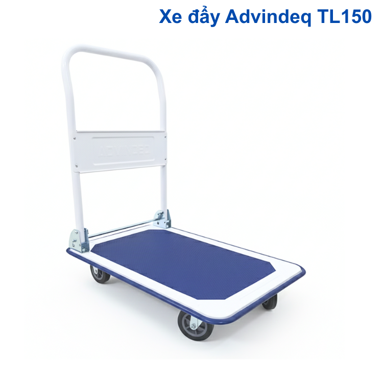Xe đẩy hàng sàn thép Advindeq TL-150 tải trọng 150kg