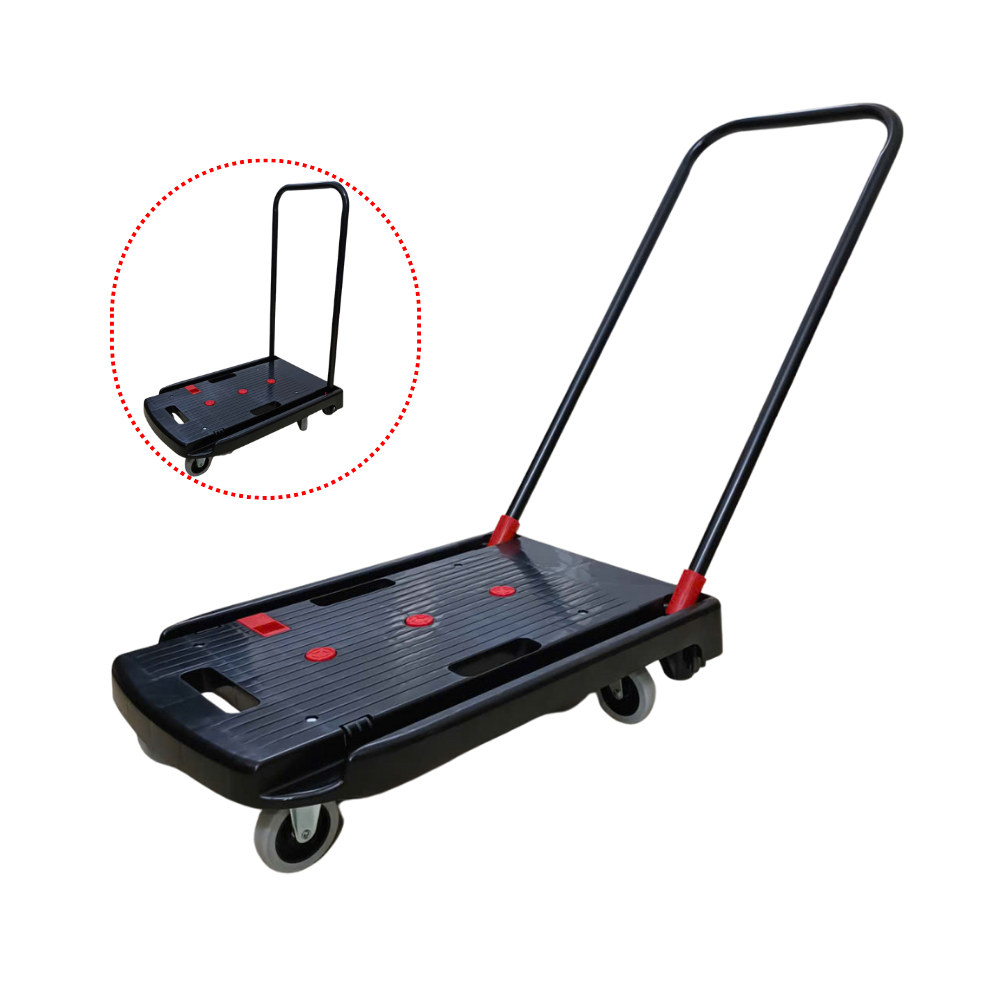 Xe kéo đẩy hàng sàn nhựa gấp gọn NA-100 (100kg)