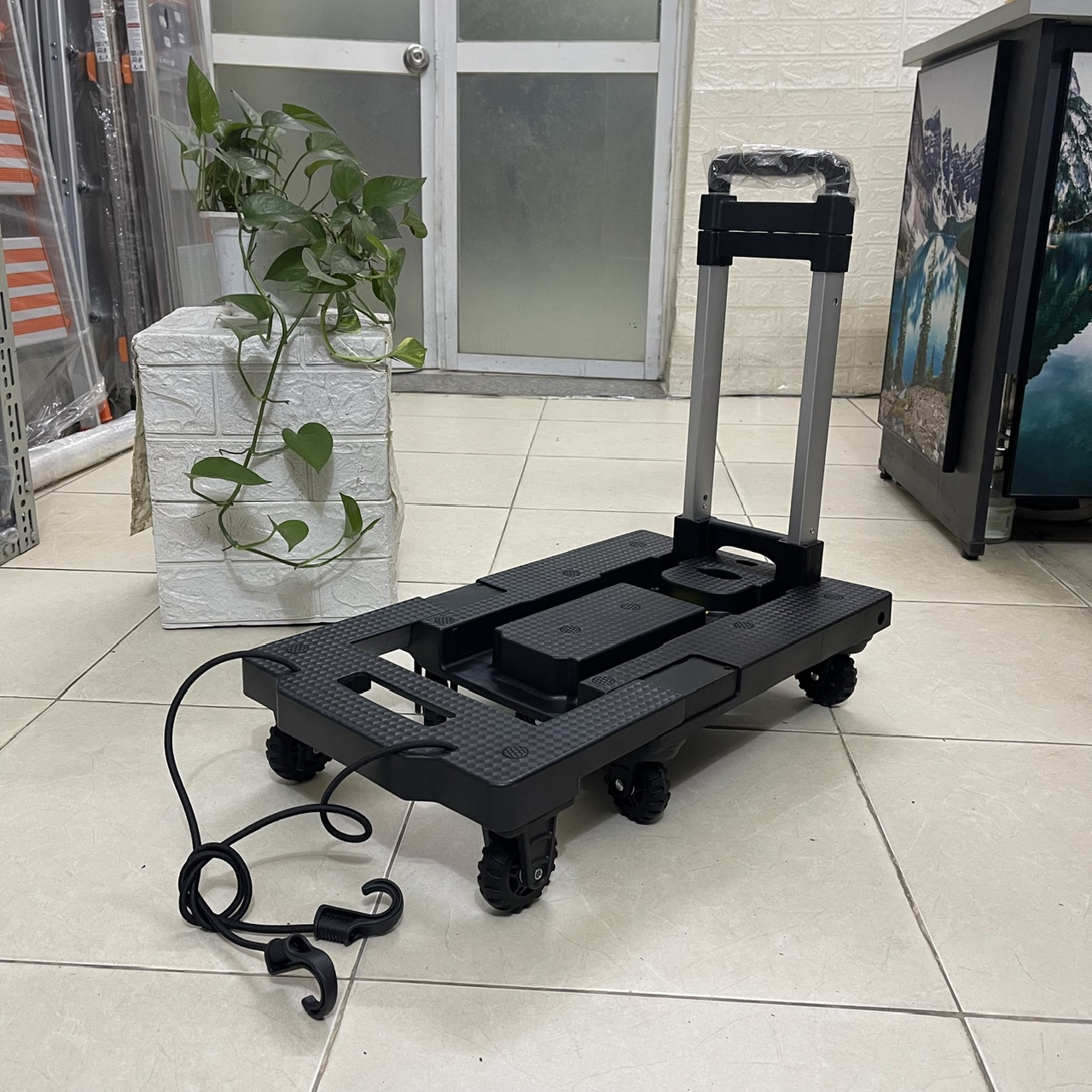 Xe Kéo Hàng Chung Cư 7 bánh Siêu Gấp Gọn VT-270 (150kg)