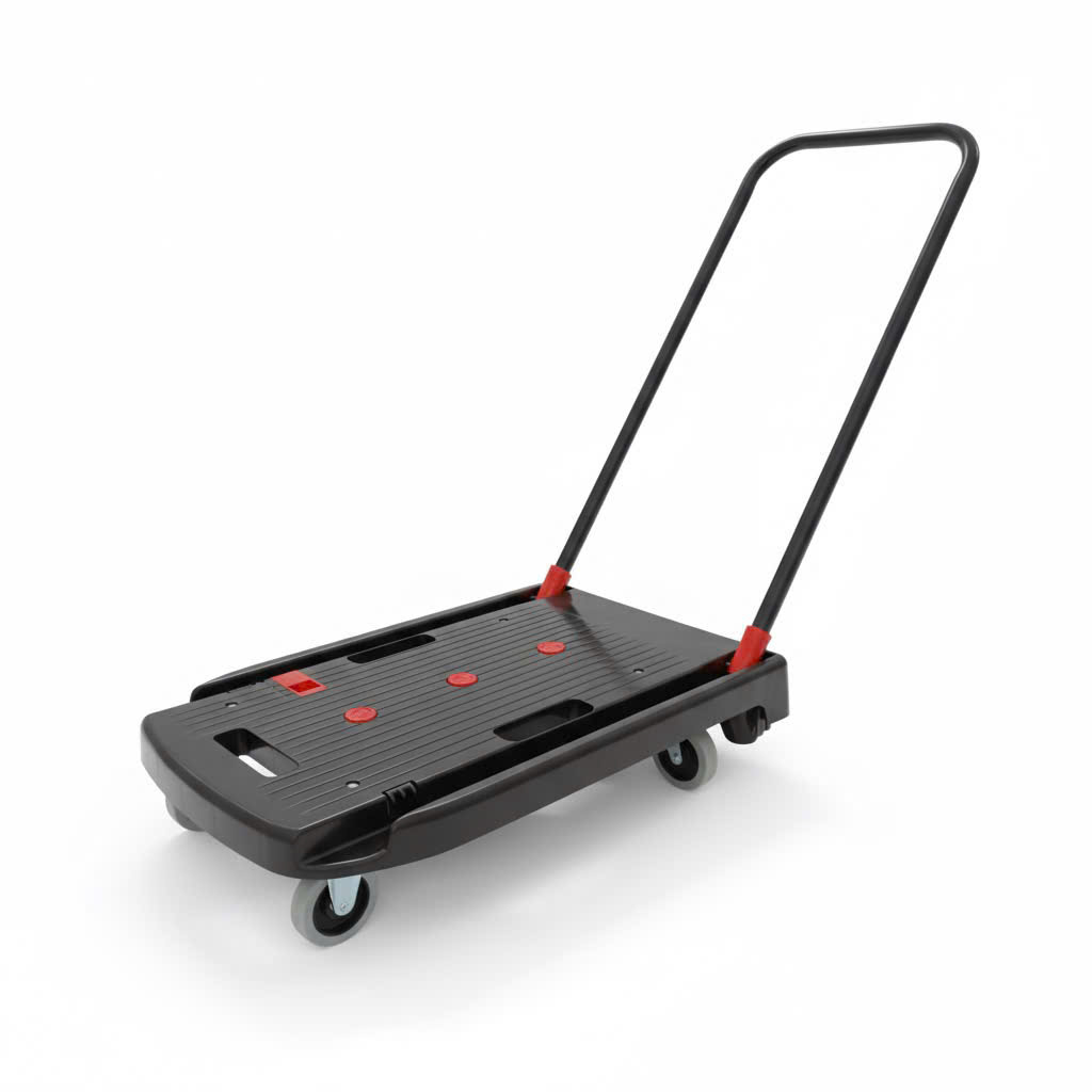 Xe kéo đẩy hàng sàn nhựa gấp gọn NA-100 (100kg)