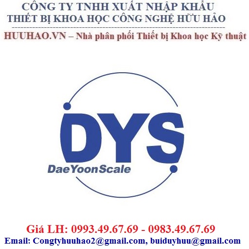 BẢNG GIÁ MÁY ĐO ĐỘ MẶN, NHIỆT ĐỘ, TỶ TRỌNG DYS - HÀN QUỐC