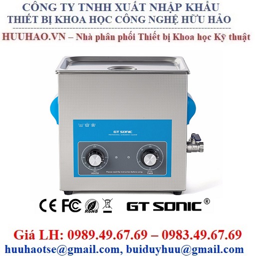 Bể Rửa Siêu Âm 6 lít GT Sonic VGT-1860QT