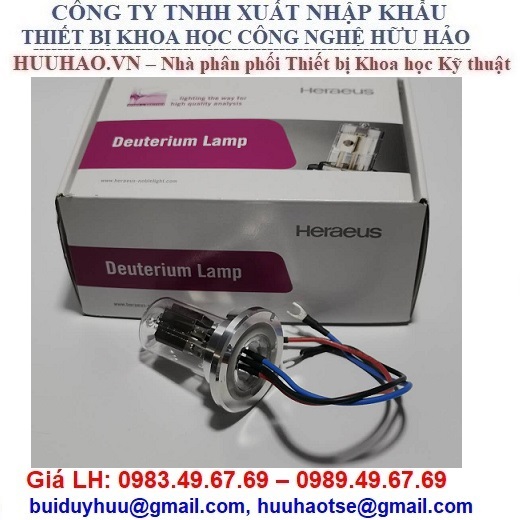 ĐÈN DEUTERIUM (ĐÈN D2) XD 3495-03J HERAEUS – ĐỨC