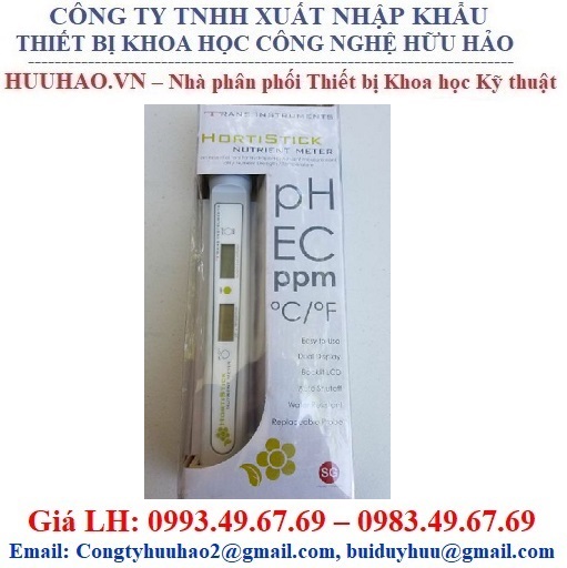 Máy đo PH, nồng độ dinh dưỡng và nhiệt độ HortiStick 3-in-1