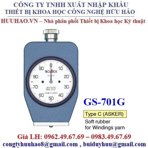 ĐỒNG HỒ ĐO ĐỘ CỨNG TECLOCK GS-701G ASKER