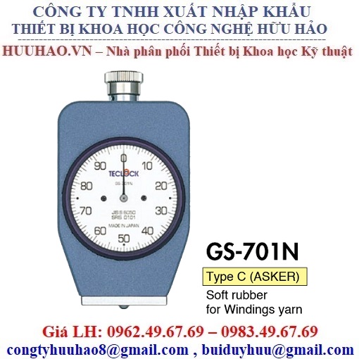 ĐỒNG HỒ ĐO ĐỘ CỨNG TECLOCK GS-701N ASKER