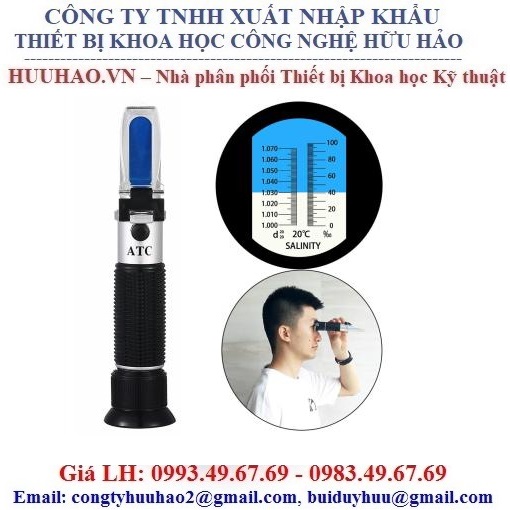 Khúc xạ kế đo độ mặn nước biển RHS-10