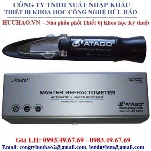 Khúc xạ kế đo độ ngọt Atago Master-53M