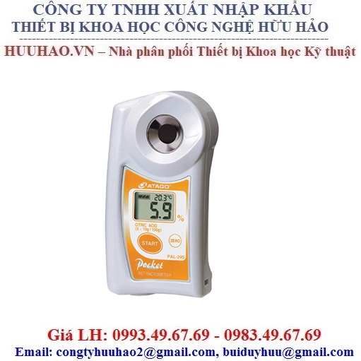 Khúc Xạ Kế Hiện Số Bỏ Túi PAL - PAL-29S - ATAGO