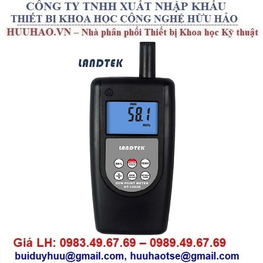 Máy đo nhiệt độ, độ ẩm, điểm sương SR1292D Total Meter