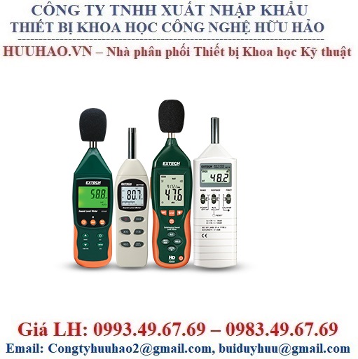 BẢNG GIÁ THIẾT BỊ ĐO ĐỘ ỒN, ĐO ÂM THANH HÃNG EXTECH – MỸ